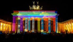 Brandenburger Tor Festivaal of Lights Foto